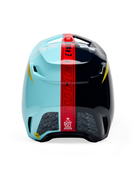 Casque cross enfant Fox Spring 2025 V1 Elevated - Bleu