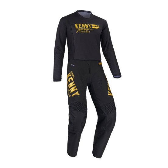 Maillot cross Kenny Spring 2025 Performance - Noir Or