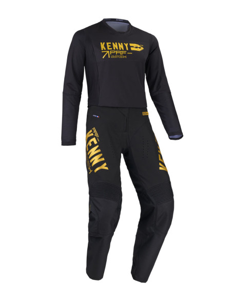 Maillot cross Kenny Spring 2025 Performance - Noir Or