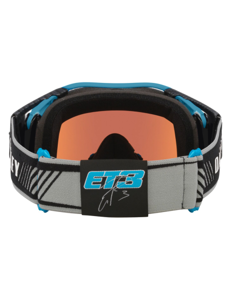 Masque cross OAKLEY Airbrake MX - Eli Tomac Signature édition 2025 - Noir Ecran Prizm Sapphire