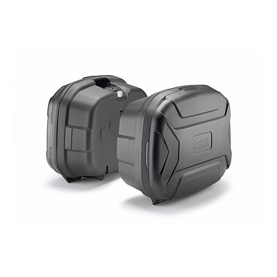 Paire valises Latérales Givi Monokey Outback evo 37 Litres - Noir