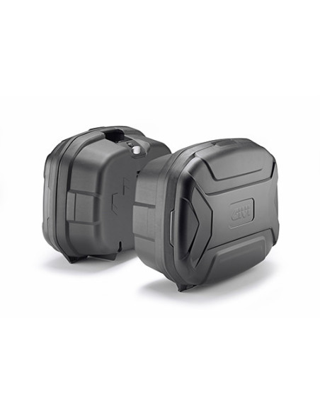Paire valises Latérales Givi Monokey Outback evo 37 Litres - Noir