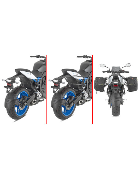 Support sacoche cavalières Givi REMOVE-X Suzuki P.P MONOLOCK Suzuki GSX-8S 2023