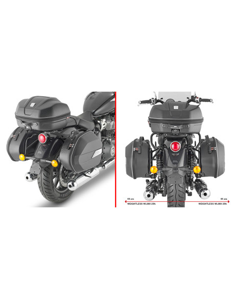 Supports valises Givi Monokey ROYAL ENFIELD SUPER METEOR 650 2023