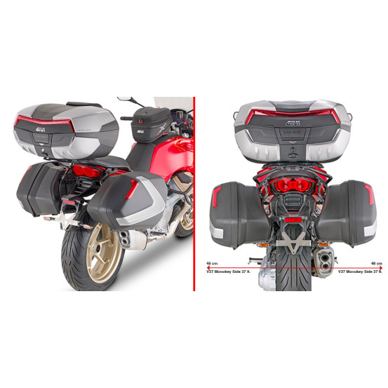 Supports valises Givi pour V35/V37 Moto Guzzi V100 MANDELLO 1000 2022