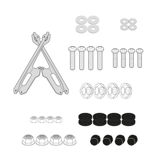 Kit de fixation bulle Givi 5142DT BMW CE 04 2022 - 2024
