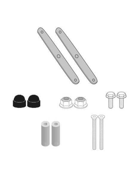 Kit de fixation bulle Givi 6711DT Aprilia SR GT 125 - 200 2022 - 2024