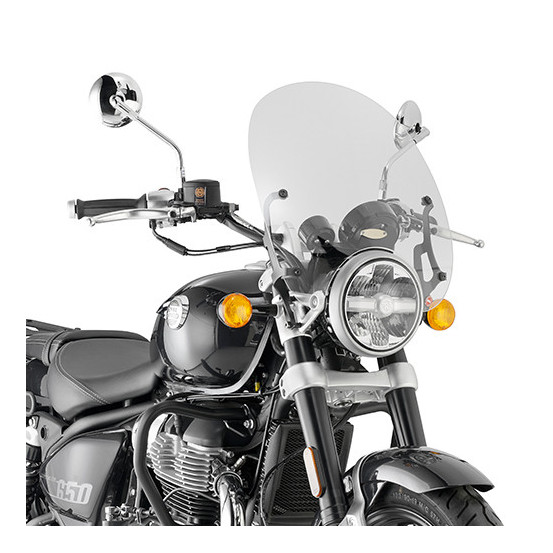 Bulle Givi Royal Enfield SUPER METEOR 650 2023 - Incolore