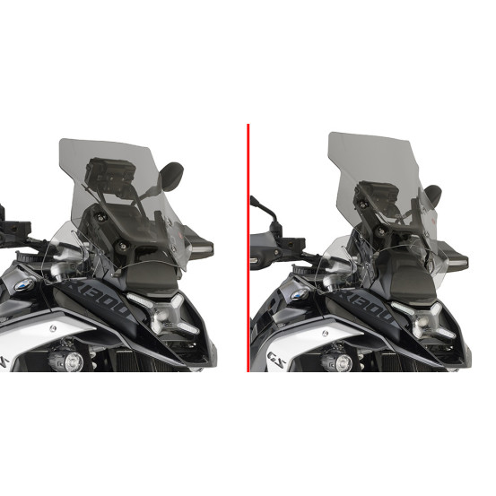 Bulle Givi BMW R 1300 GS 2024 avec radar - Fumée