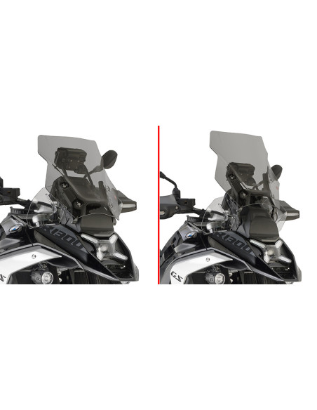 Bulle Givi BMW R 1300 GS 2024 avec radar - Fumée