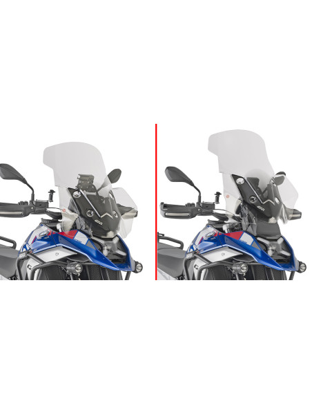 Bulle Givi BMW R 1300 GS 2024 sans radar - Incolore