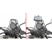 Support Givi pour smartphone et GPS Royal Enfield 450 Himalayan 2024