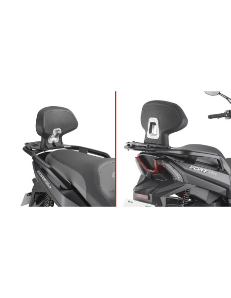 Dosseret passager Givi QJ MOTOR FORT 350 (24)