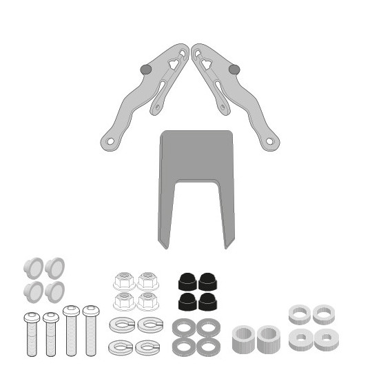 Kit de fixation bulle Givi D7716S KTM 890 SMT 2023 - 2024