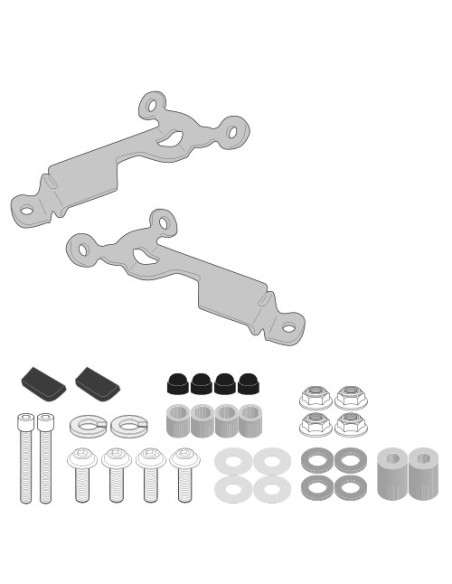 Kit de fixation bulle Givi 2166A Honda CB 750 HORNET 2023