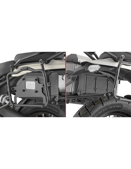 Kit de fixation Tool Box Givi S250 pour support valise PL9059 Royal Enfield 450 Himalayan 2024