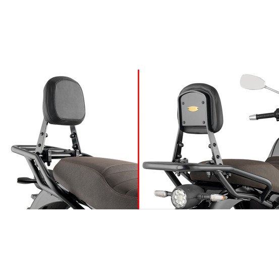 Sissybar Givi à combiner avec SR8206 Moto Guzzi V7 STONE 2021