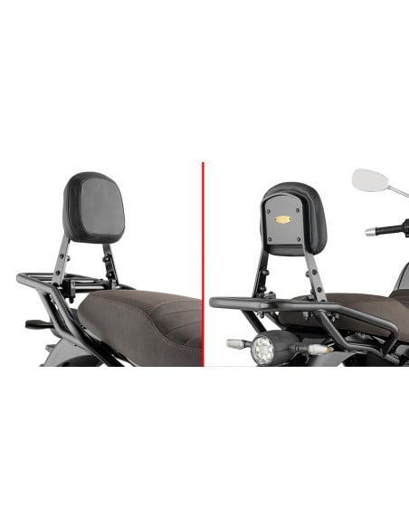 Sissybar Givi à combiner avec SR8206 Moto Guzzi V7 STONE 2021
