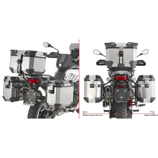 Supports valises Givi PLO8209CAM Moto Guzzi V85 TT 2024