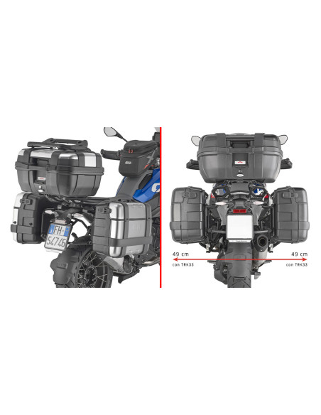 Supports valises Givi Monokey BMW R 1300 GS 2024