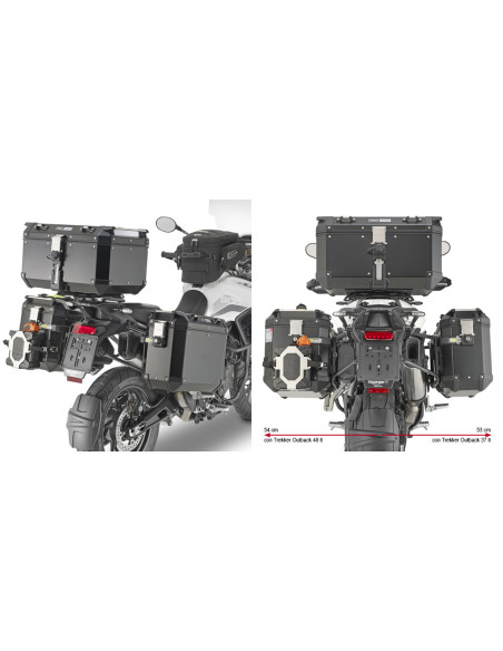 Supports valises Givi PLO6425CAM Triumph Tiger 900 2020 - 2024