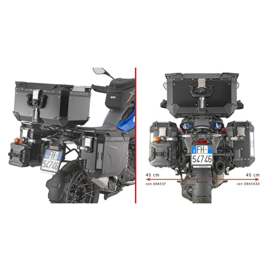 Supports valises Givi PLOS5143CAM BMW 1300 GS 2024