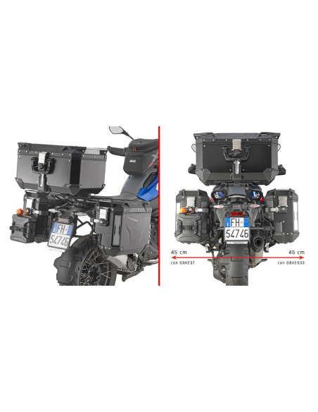 Supports valises Givi PLOS5143CAM BMW 1300 GS 2024