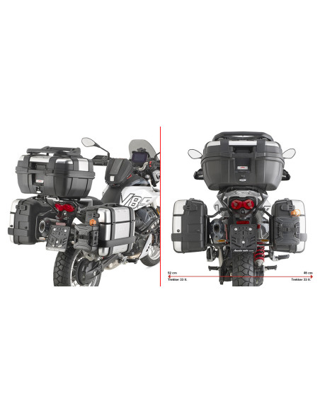 Supports valises Givi PLO8209MK MOTOGUZZI V85 TT 2024