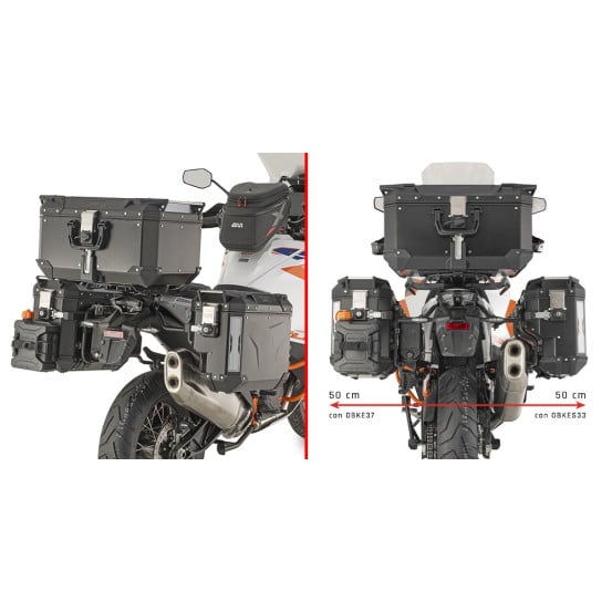 Supports valises Givi PLOS7713CAM KTM 1290 SUPER ADVENTURE R/S 2021 - 2024