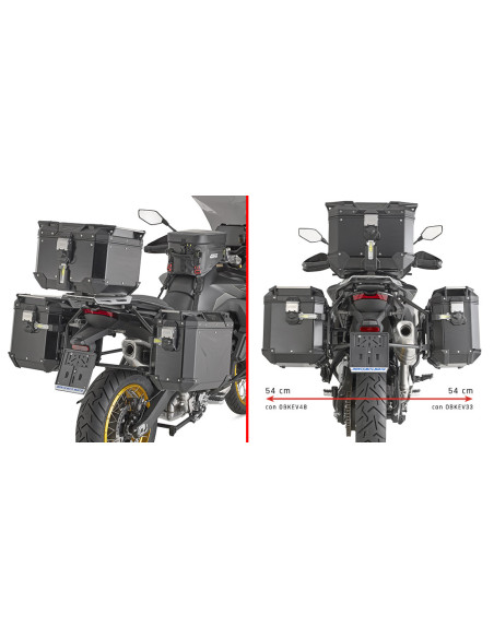 Supports valises Givi PLO9260CAM Voge VALICO 900 DSX 2024
