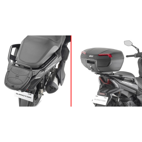 Support top case Givi Monokey/Monolock QJ MOTOR FORT 350 2024