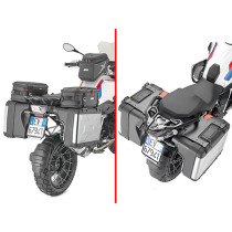 plaque pour sac cargo Givi sur valise vario BMW R 1200 GS 2013 - 2022