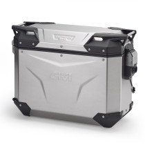 Valise latéral Givi Monokey CAM-SIDE OUTBACK EVO gauche 37 Litres sans barillet - Gris
