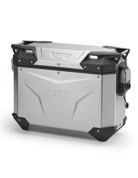 Valise latéral Givi Monokey CAM-SIDE OUTBACK EVO gauche 37 Litres sans barillet - Gris