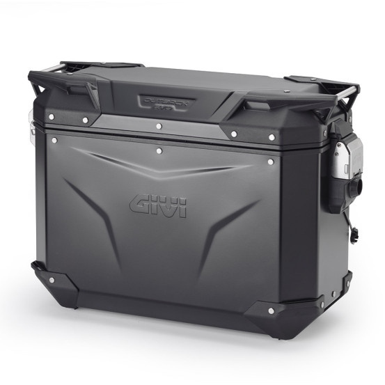 Valise latéral Givi Monokey CAM-SIDE OUTBACK EVO gauche 37 Litres sans barillet - Noir