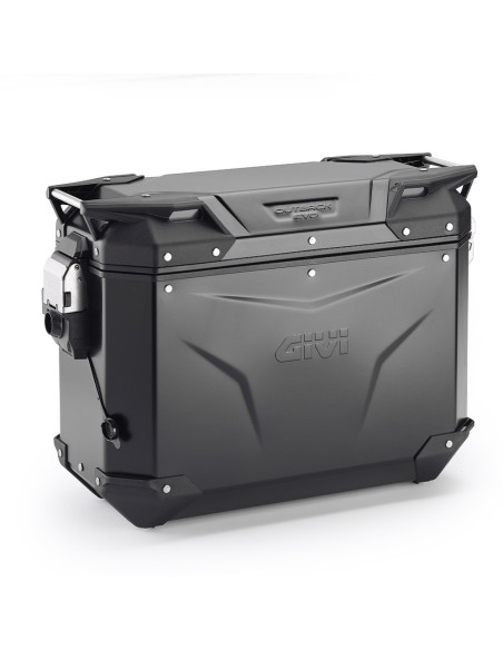 Valise latéral Givi Monokey CAM-SIDE OUTBACK EVO droite 37 Litres sans barillet - Noir