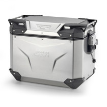 Valise latéral Givi Monokey CAM-SIDE OUTBACK EVO gauche 48 Litres sans barillet - Gris