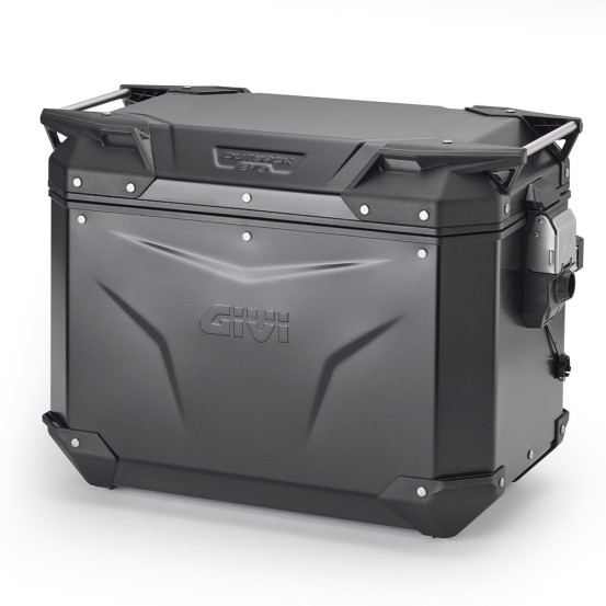 Valise latéral Givi Monokey CAM-SIDE OUTBACK EVO gauche 48 Litres sans barillet - Noir