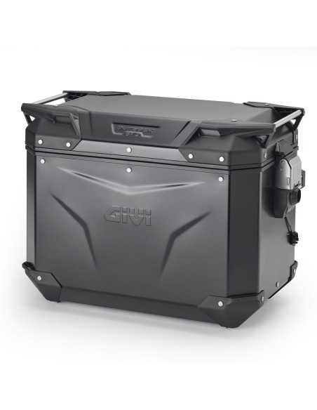 Valise latéral Givi Monokey CAM-SIDE OUTBACK EVO gauche 48 Litres sans barillet - Noir