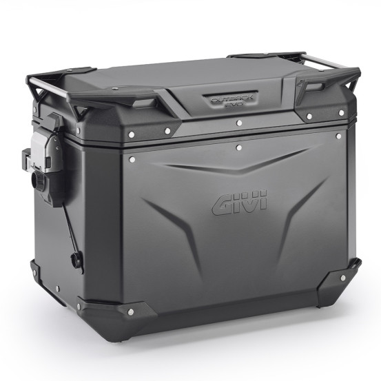 Valise latéral Givi Monokey CAM-SIDE OUTBACK EVO droite 48 Litres sans barillet - Noir