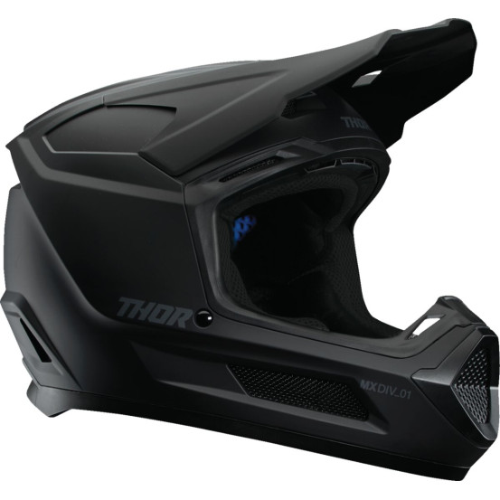 Casque cross enfant Thor Fleet Blackout - Noir Mat