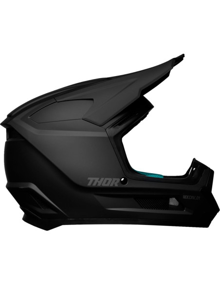 Casque cross enfant Thor Fleet Blackout - Noir Mat
