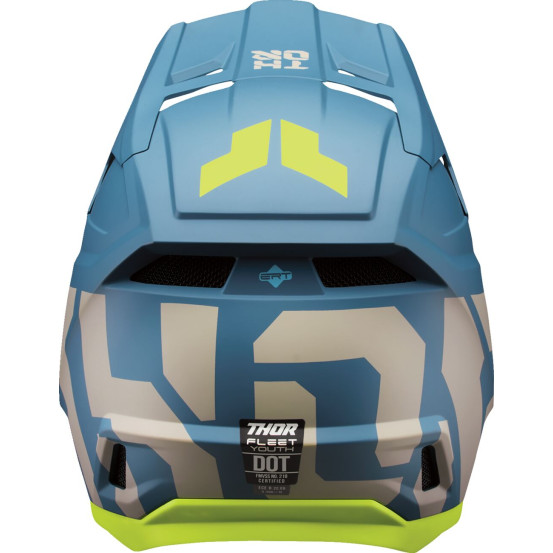 Casque cross enfant Thor Fleet Forge - Bleu