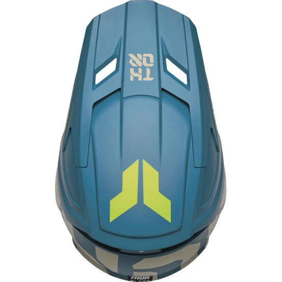 Casque cross enfant Thor Fleet Forge - Bleu