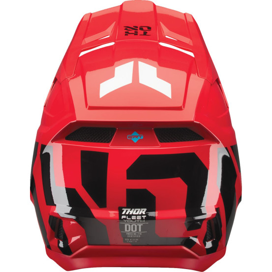 Casque cross enfant Thor Fleet Forge - Rouge
