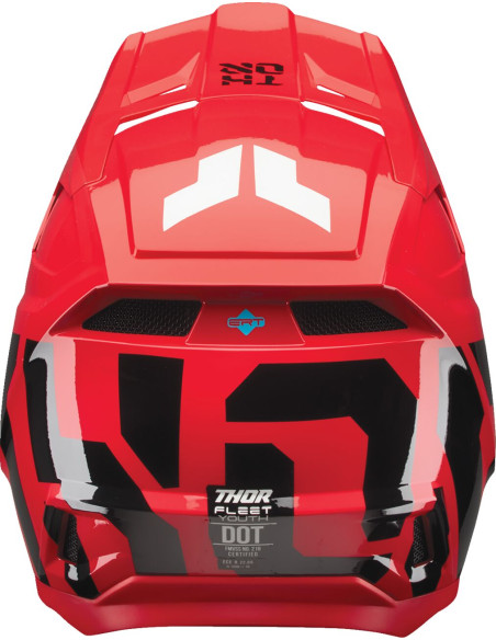Casque cross enfant Thor Fleet Forge - Rouge