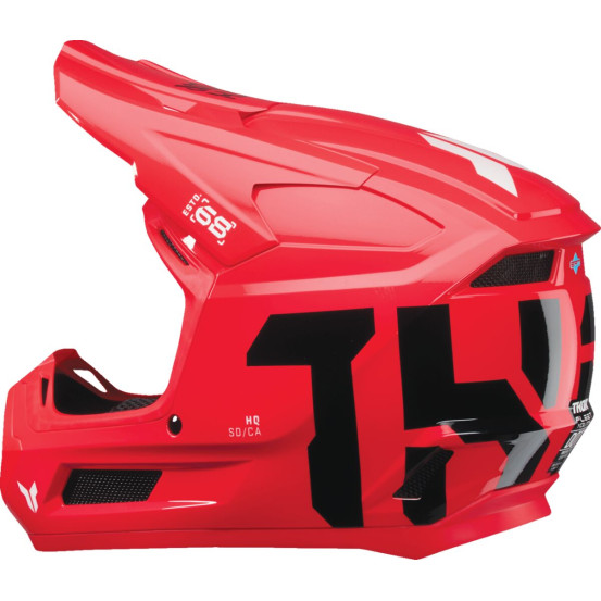 Casque cross enfant Thor Fleet Forge - Rouge