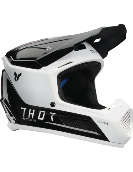 Casque cross enfant Thor Fleet Storm - Noir Blanc