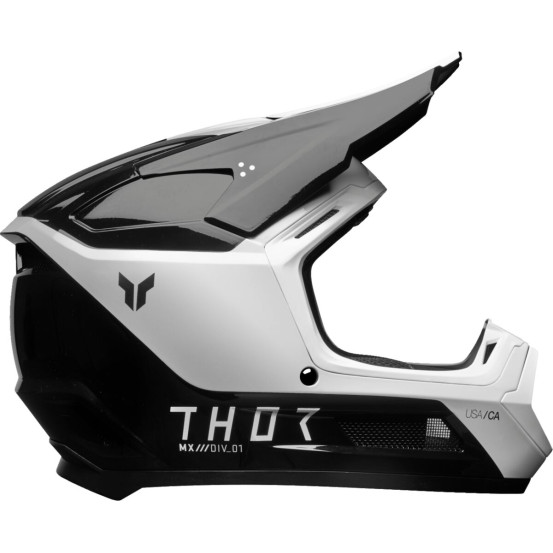 Casque cross enfant Thor Fleet Storm - Noir Blanc