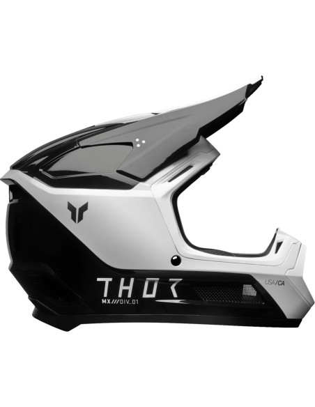Casque cross enfant Thor Fleet Storm - Noir Blanc